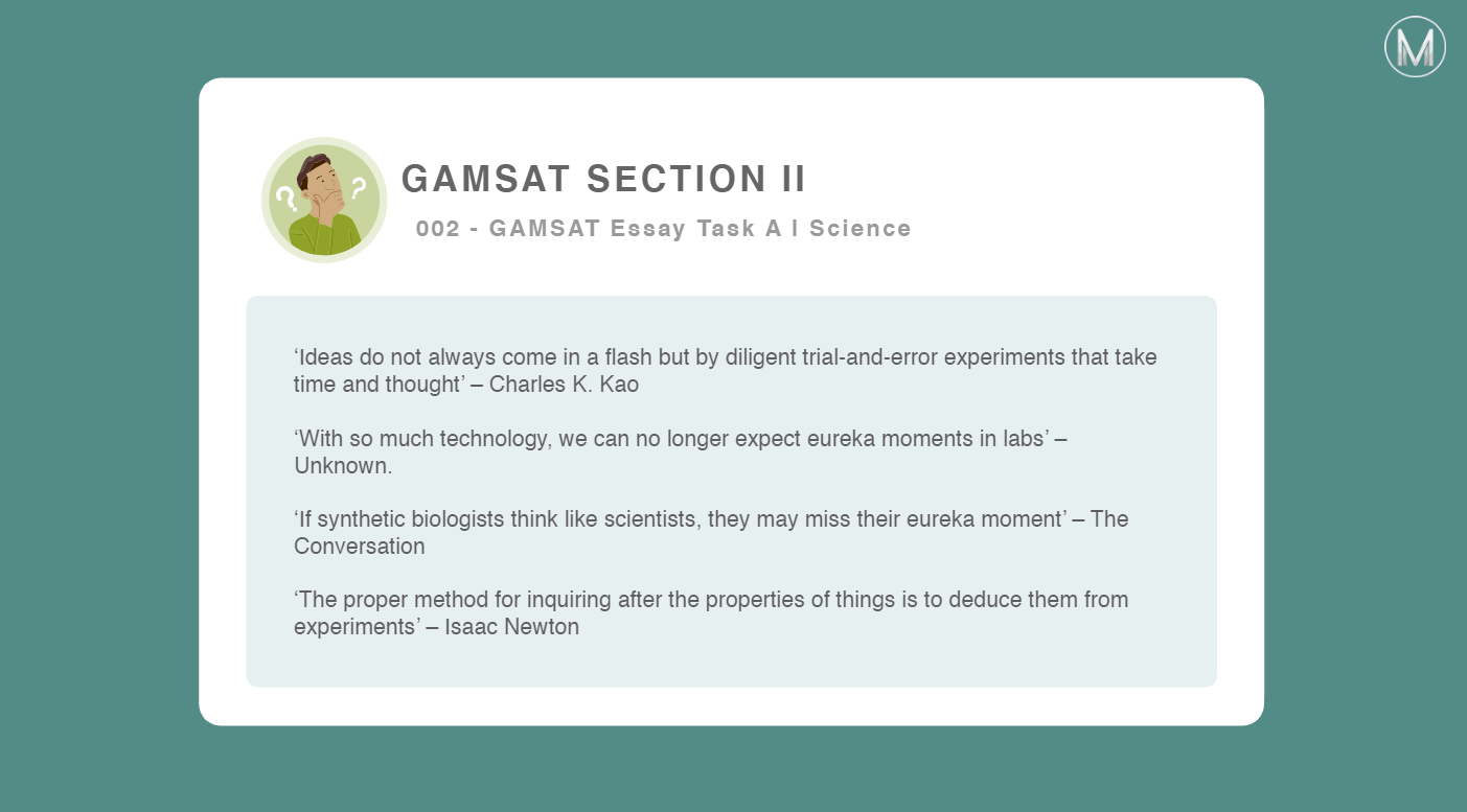 GAMSAT S2 Science